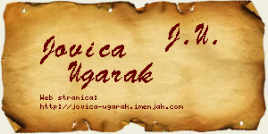 Jovica Ugarak vizit kartica